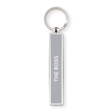 Goldengifts Show Offs Keys the Boss Keyrings, Grey GO3546245